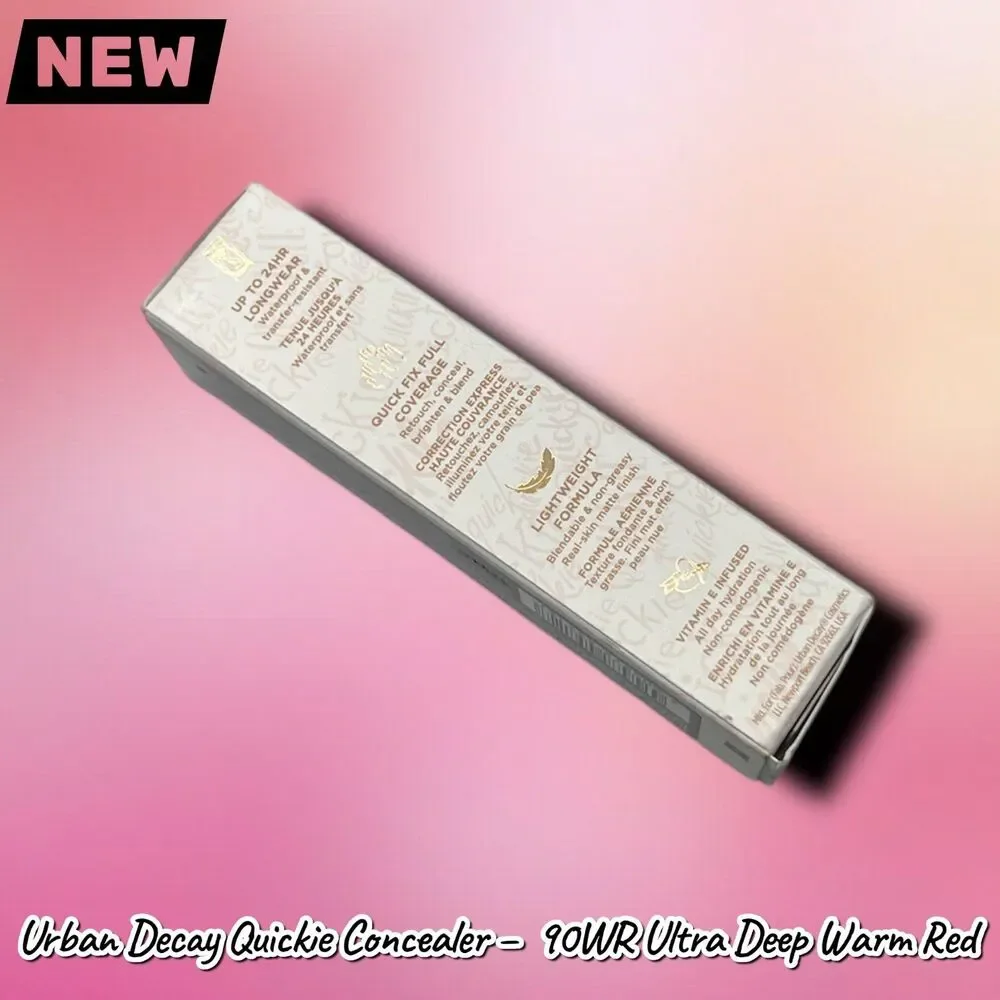 New Urban Decay Quickie 24HR Full-Coverage Waterproof Concealer – Shade 90WR Ult